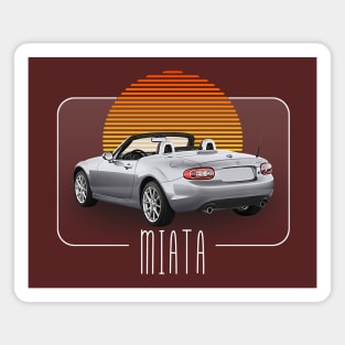 Mazda Miata  // Retro Classic Car Lover Design Magnet